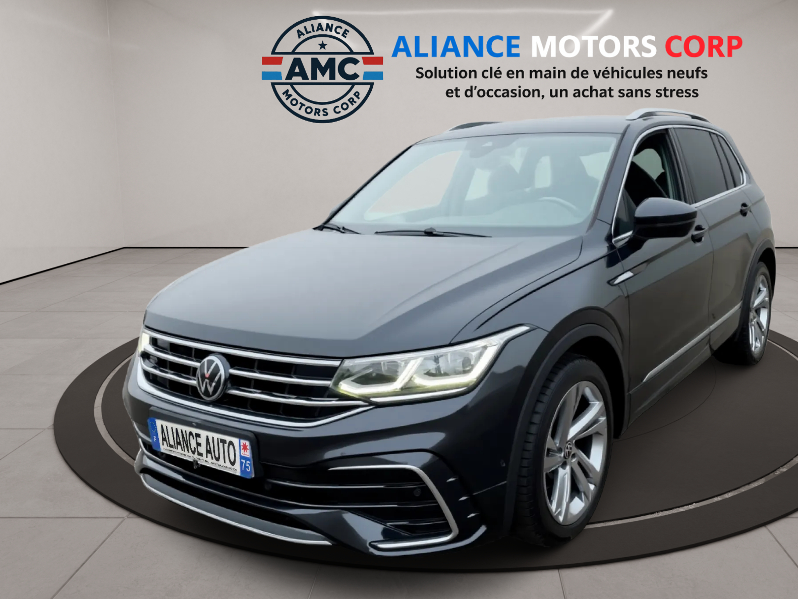TIGUAN R-LINE 2.0 TDI 150CH DSG7 - TO PANO - 09/2023 - 86965KMS