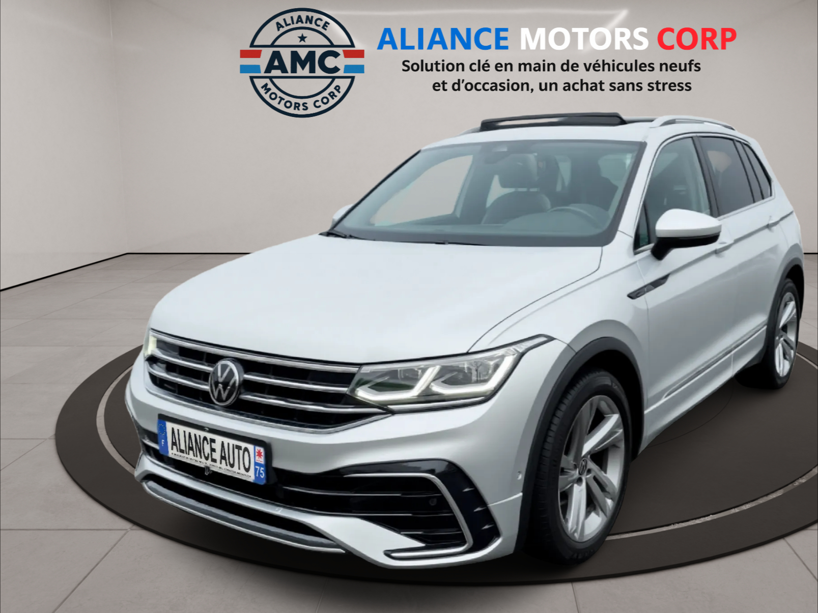TIGUAN R-LINE 2.0 TDI 150CH DSG7 - TO.PANO - 10/2022 - 81.716 KMS